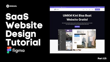 Part 1/3 | How to Design a SaaS Website | Web123 | Figma UI UX Design Tutorial