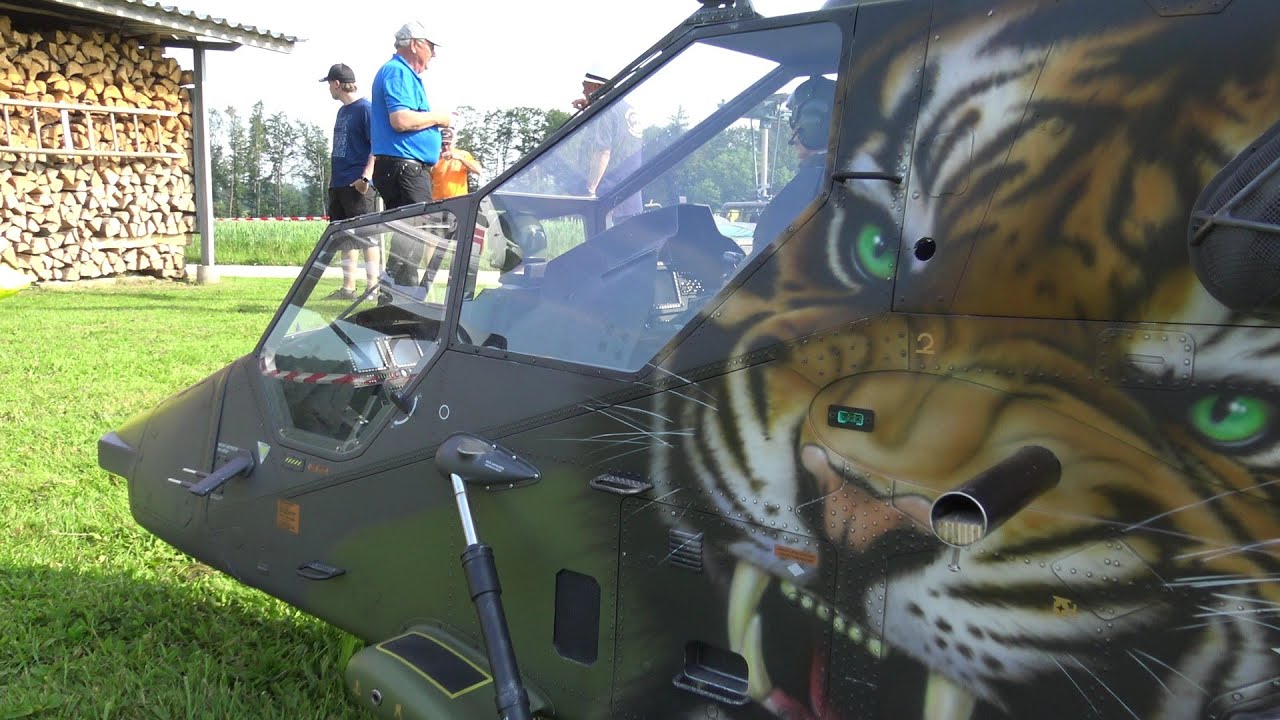 Unbelievable detailed Special Edition Tiger Airbus RC Turbine Model Helicopter