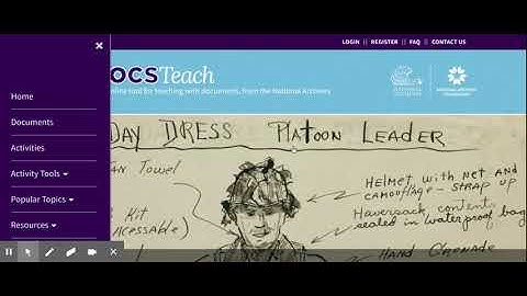 Instructional tool - DocsTeach