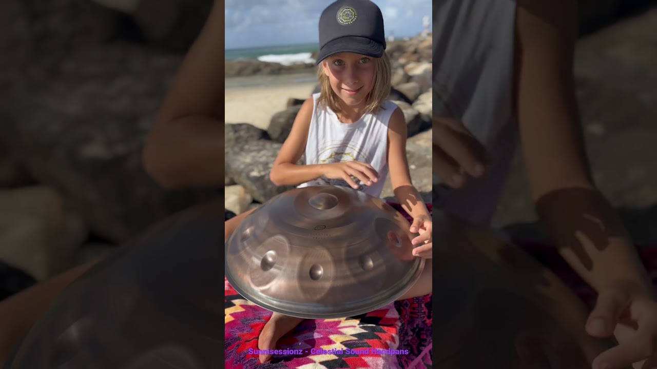 Sunnisessionz - Celestial Sound Handpans DKurd 14 #handpan #musician #handpankid #prodigy #composer