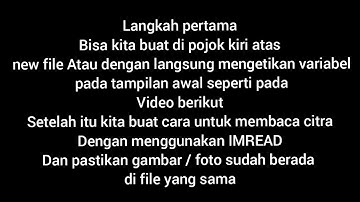 PENGOLAAN CITRA DIGITAL | TUTORIAL FUNGSI IMREAD, IMSHOW, SIZE DAN IMINFO