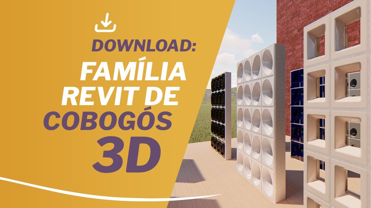 Blocos 3D para Revit - DOWNLOAD GRÁTIS | Burguina Cobogó - YouTube