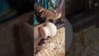 A Beautiful Wooden Vase Made From Raw Wood! 😍🪵 #woodworking #viral #shorts