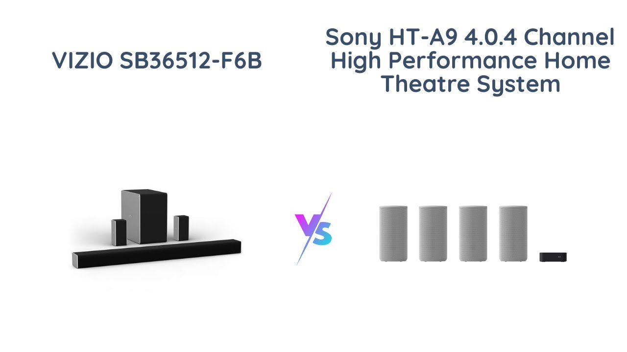 VIZIO vs Sony Home Theater Sound System Comparison YouTube