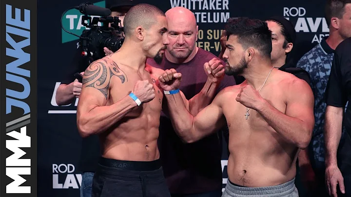 UFC 234: Robert Whittaker, Kelvin Gastelum face off at weigh ins