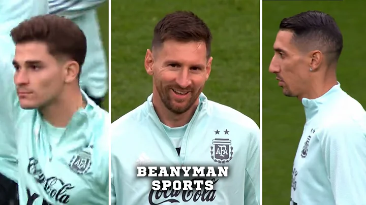 Lionel Messi, Julian Alvarez, Di Maria train with Argentina at Wembley Stadium ahead of Finalissima - DayDayNews