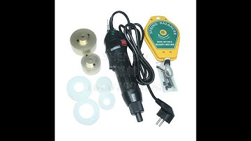 electric bottle capping machine |hand held cap screwing machine manual bottle capper equipment tool