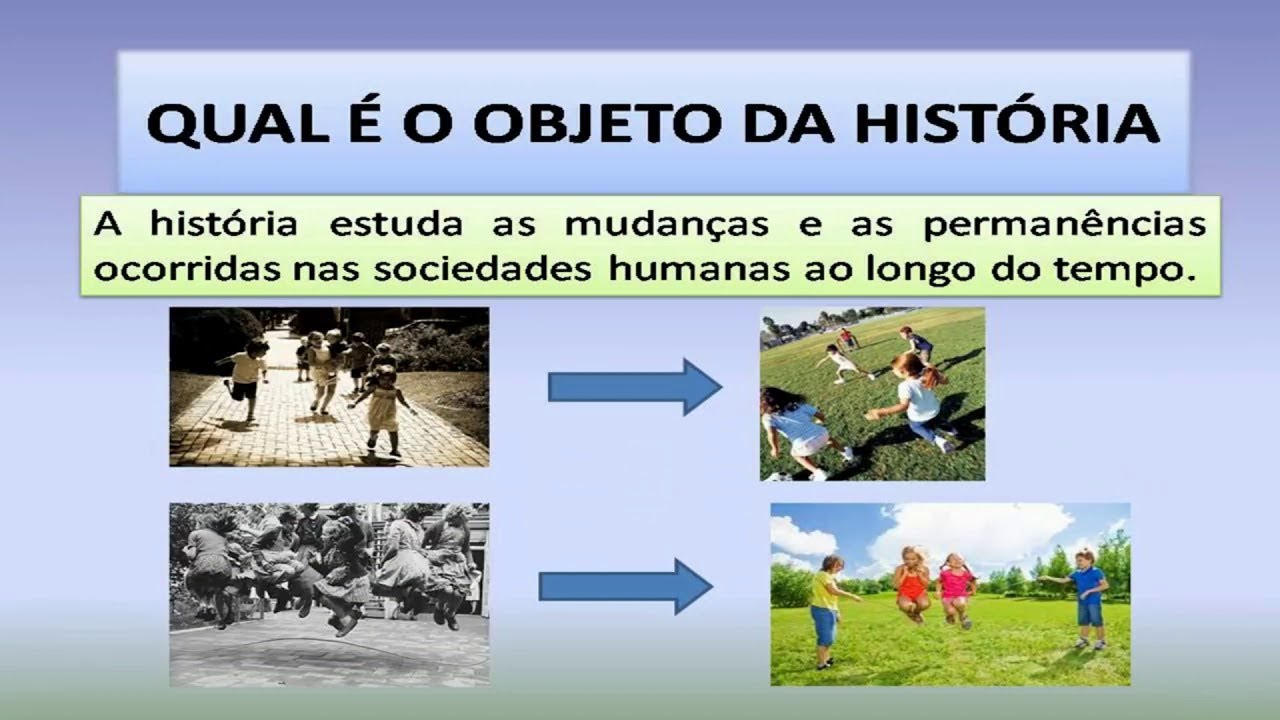 AULA: O QUE A HISTÓRIA ESTUDA: COM IMAGEM - YouTube