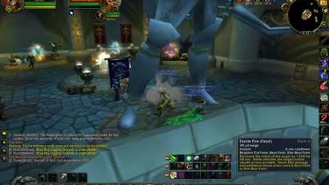 Having fun as Horde in the Silver Enclave in Dalaran