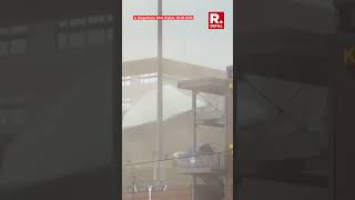 Dramatic Footage Captures Severe Winds Collapse Massive Tent At West Virginia University Ballpark