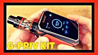 SMOK G-Priv Kit! With A Legit Touch Screen Mod!