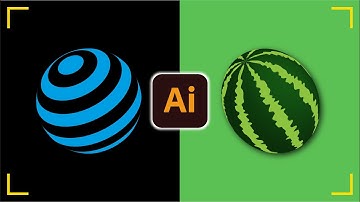 3D Object Effect in Adobe Illustrator I Vector Watermelon Logo Mark