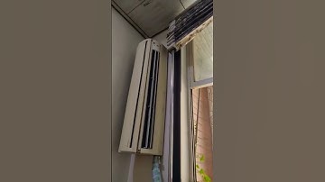 Ac technician 💪 # split AC #navimubai #ac wala #shorts #video