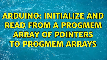 Arduino: Initialize and read from a PROGMEM array of pointers to PROGMEM arrays