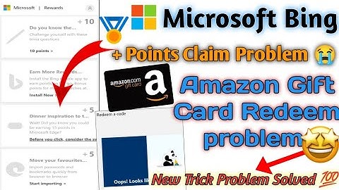 Microsoft Rewards Points Lock Problem Solve || Amazon Gift Card Redeem Problem Solve