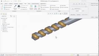 How to make drill in creo 3 0