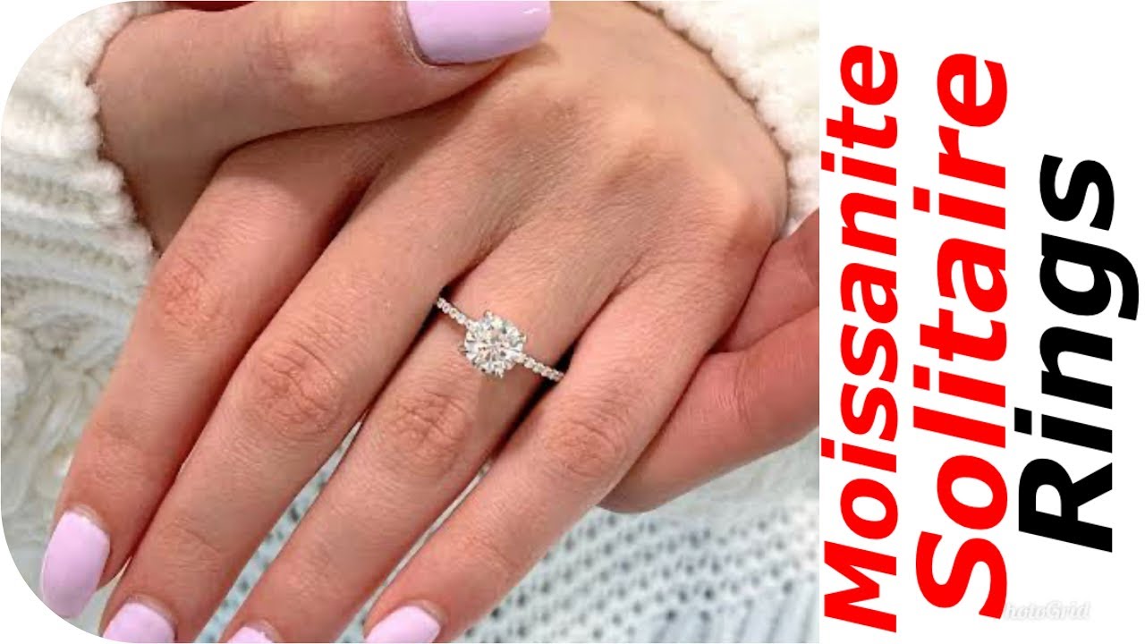 Moissanite Solitaire Rings at Wholesale Price by Moissanite Wholesale