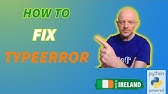 Typeerror: 'Dict' Object Is Not Callable - Youtube