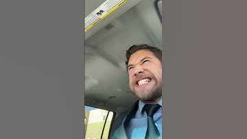 Evil laugh and then sips on soda