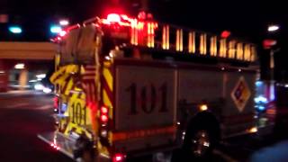 Orlando Fire Department NEW Engine 101 (Very First Call!) and Rescue 1 Responding