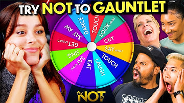 Try Not To Laugh, Sing, Eat, Touch Gauntlet Challenge | React