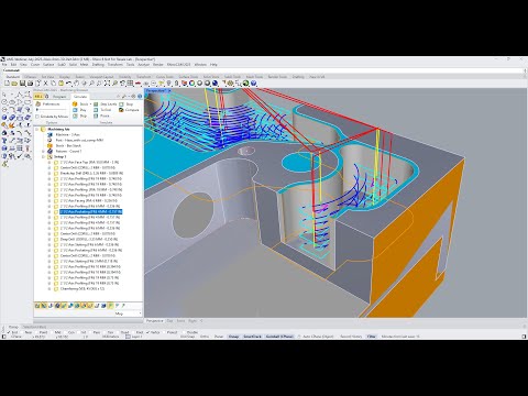 How to Apply 2½ Axis Pocketing Toolpaths to Open Pocket features - video from MecSoft Corporation