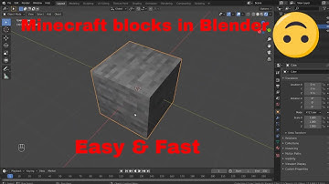 How to create any Minecraft block in Blender