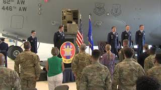 62d Operations Support Squadron Change of Command