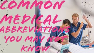 MOST COMMON MEDICAL USED IN HEALTHCARE SECTOR MUST KNOW