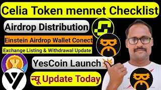 Celia Token || New Update Today || Celia Mennet Checklist || Airdrop Distribution | Exchange Listing