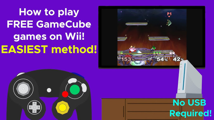 Wii U GameCube on game pad Nintendont 