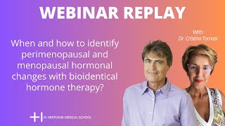 Webinar replay | Hormone Therapies for Women | Dr. Hertoghe and Cristina Tomasi