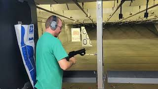 Testing out the brace on the Mossberg Shockwave