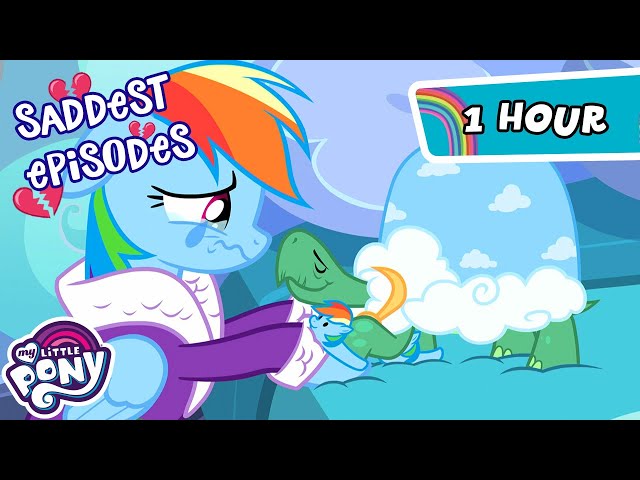 SADDEST EPISODES 💔😭 My Little Pony: Friendship is Magic | MLP Full Episodes 1 HOUR class=