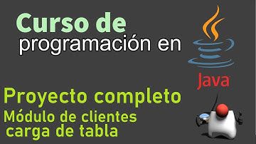 Curso de Java desde Cero | PROYECTO COMPLETO, MODULO DE CLIENTES, CARGA DE TABLA CLIENTES(video 109)