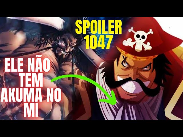 One Piece 1047 confirma que Gol D. Roger não comeu a fruta do diabo