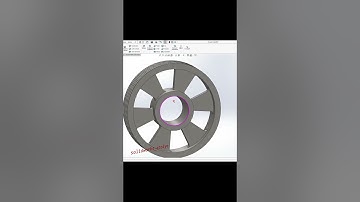 SolidWorks Örnek Çizim 213 (3D solid model example) #shorts #solidworks
