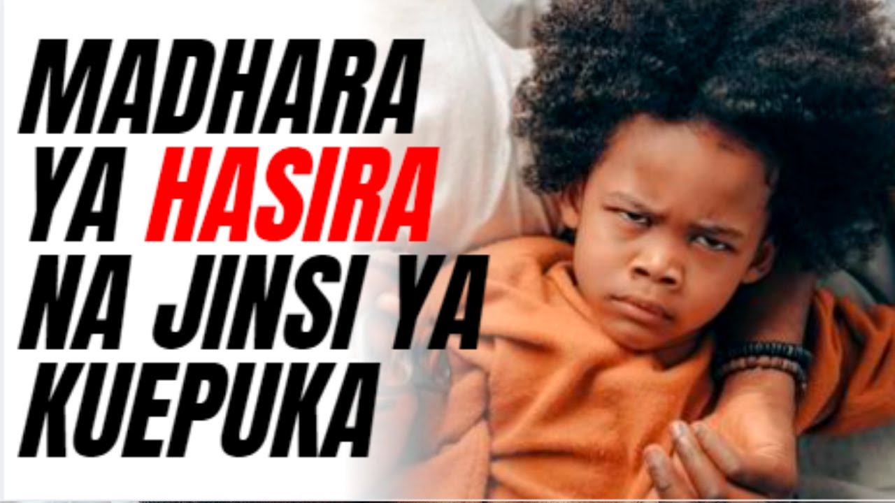 MADHARA YA HASIRA NA JINSI YA KUJIEPUSHA