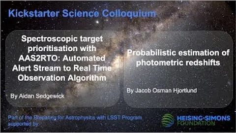 Kickstarter Colloquium Dec 12, 2022:  Supernova target selection and measuring photo-z's