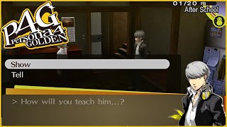 Show Or Tell Teddie Glomping (All Choices) | Persona 4 Golden