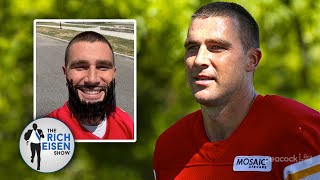 Travis Kelce Shaved Off His Beard and Everybody’s Freaking Out | The Rich Eisen Show