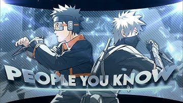 People You Know - Kakashi Vs Obito Badass [Amv/Edit] ✨ | Free Preset?