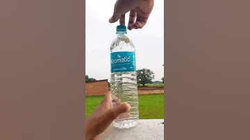 Science Experiment with Bottle and Water💧 #shorts #experiment
