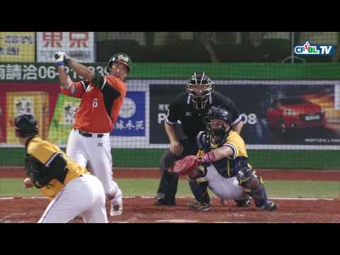 08/03 兄弟 vs 統一 二局下，唐肇廷左外野方向安打，帶有一分打點