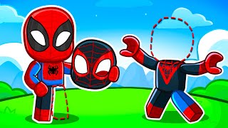 ROBLOX STEAL BODY PARTS with Spiderman & Miles!