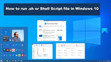 How to run  sh or Shell Script file in Windows 11/10