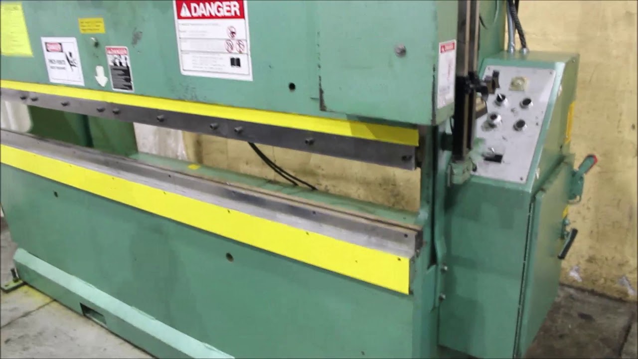 8' X 50 TON BETENBENDER HYDRAULIC PRESS BRAKE STOCK 71791 YouTube
