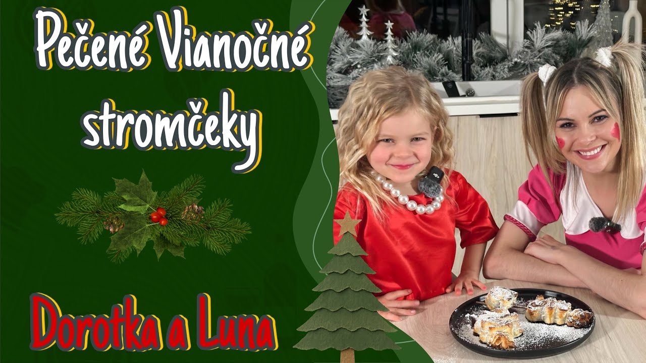 RECEPT : PEČENÉ VIANOČNÉ STROMČEKY 🎄