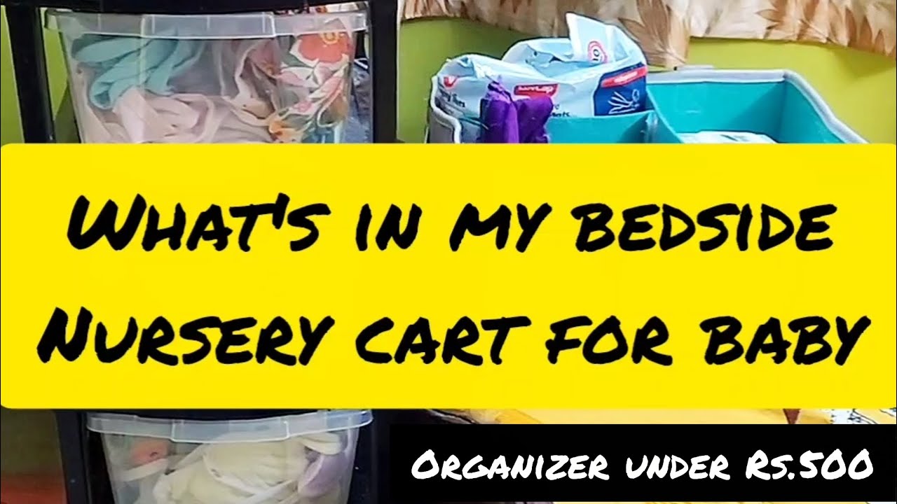 Organizer for our kutty baby under Rs.500 | Nursery cart for baby| meesho 
