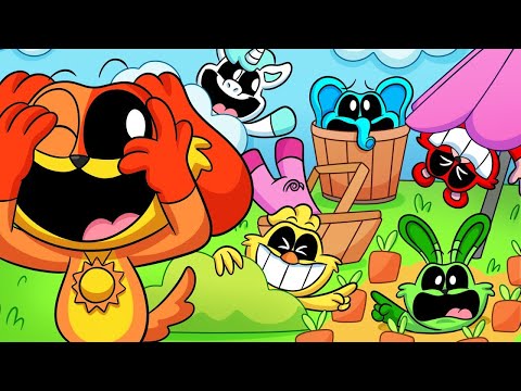 Los SMILING CRITTERS JUEGAN al ESCONDITE?! Poppy Playtime 3 Animación